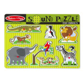 Melissa & Doug - Puzzel Met Geluiden - Dierentuindieren