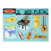 Melissa & Doug - Puzzel Met Geluiden - Muziekinstrumenten