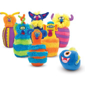 Melissa & Doug - Bowlingspel met opbergzak en 6 pluchen monsters