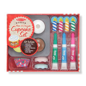 Melissa & Doug - Houten Cupcake Set