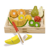 Melissa & Doug - Kratje met Houten Snijdbaar Fruit