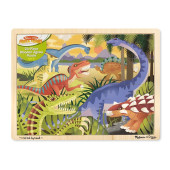 Melissa & Doug - Houten Legpuzzel - Dinosaurussen