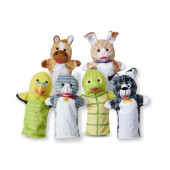 Melissa & Doug - Pet Buddies Hand Puppets (6 Pc)