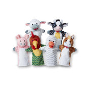 Melissa & Doug - Boerderij-vriendjes Handpoppen ( 6 Stuks)