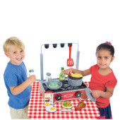 Melissa & Doug - Deluxe Wooden Cooktop Set