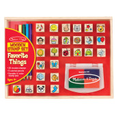 Melissa & Doug - Houten Stempelset - Favorite Things 