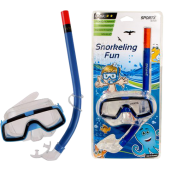 SportX - Kids Snorkelset Comfort (3-8 jaar) Blauw