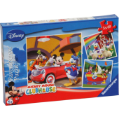 Ravensburger - Iedereen houdt van Mickey - Kinderpuzzel (3x49)