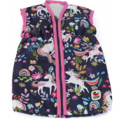 Bayer Chic - Poppenslaapzak (eenhoorn donkerblauw/roze)