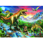 Ravensburger Kinderpuzzel - Bij de Dinosaurussen (100)