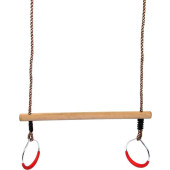 SwingKing Trapeze met Metalen Turnringen