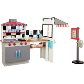 Little Tikes Wood American Drive Thru Diner - Restaurant