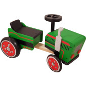 Playwood - Houten loopauto tractor 