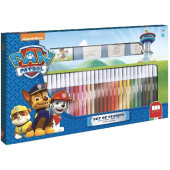 Paw Patrol - kleurset met stempels - 40 dlg