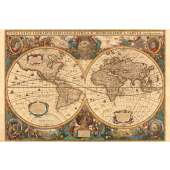 Antieke Wereldkaart (5000)