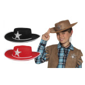 Kinder Cowboyhoed Vilt Zwart