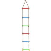 Klimladder - Kinderen - gekleurd 6 treden