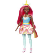 Barbie Dreamtopia Eenhoorn - Rood Haar met Gele Hoorn