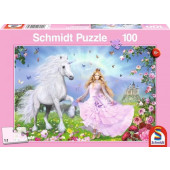 Schmidt - Prinses en de Eenhoorn - Legpuzzel (100)