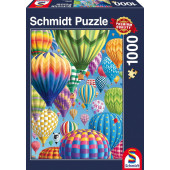 Schmidt - Bonte Ballonen in de lucht (1000) - Puzzel