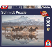 Schmidt - Paarden in Cappadocië (1000) - Puzzel