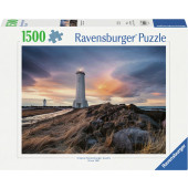 Ravensburger - Prachtige lucht boven de vuurtoren van Akranes, IJsland (1500)
