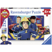 Ravensburger - Brandweerman Sam helpt je uit de brand (2x24) - Kinderpuzzel