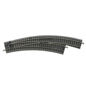 Piko H0 A-Rails met Railbed - Gebogen Wissel Rechts - 55423