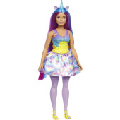 Barbie Dreamtopia - Barbiepop - Eenhoorn met gele top