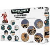 Warhammer 40K - Sector Imperialis- 25 & 40mm Round Bases (66-92)