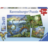 4005556093175 - Ravensburger - Puzzel - 4x49 Stukjes - Dinosauriërs