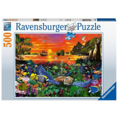 Ravensburger - Schildpad in het rif (500)