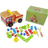 8719348004213 - Playwood gereedschapskist brandweer 29- delig