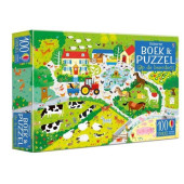 9781474962339 - Boek & puzzel - Op de boerderij 