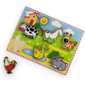 Mijn eerste puzzel dikke stukken boerderij (7)
