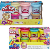 Play-Doh Glitter EN confetti klei - 2 verpakkingen - Voordeelbundel