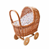 8720387292257 - Hollie Rieten poppenwagen met kap Summer fruit