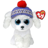 0008421372997 - TY Beanie Boo's Christmas Dog White - 15cm