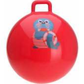 Skippybal rood met walrus 55 cm