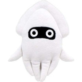 Mario - pluche knuffel - 26 cm - Blooper spookje wit