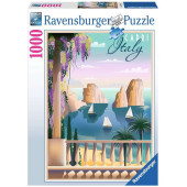 4005556176151 - Ravensburger - Postcard from Capri, Italy (1000)