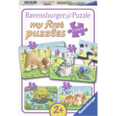 My first puzzles - Schattige huisdieren (2,4,6,8)