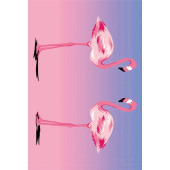 Diamond Painting - (10x15cm) - Flamingos