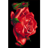 Diamond Painting - (10x15cm) - Rode Roos