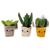 Pluche cactus - set van drie