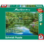 Schmidt - Waterlely Vijver (1000) - Puzzel