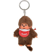 Monchhichi - 10 cm sleutelhanger - slab rood