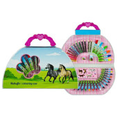 Kleurkoffer 51-Delig - Paarden