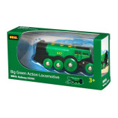 BRIO Grote Groene Locomotief op Batterijen - 33593