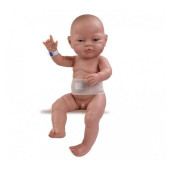 Paola Reina - Babypop Bebitos - Jongen met Navelbandje (42cm)